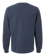 BELLA + CANVAS 4851GD - Unisex Heavyweight Garment-Dyed Long Sleeve Tee - Washed Navy
