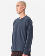 BELLA + CANVAS 4851GD - Unisex Heavyweight Garment-Dyed Long Sleeve Tee - Washed Navy