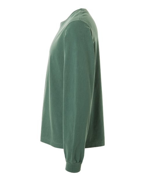 BELLA + CANVAS 4851GD - Unisex Heavyweight Garment-Dyed Long Sleeve Tee - Washed Pine