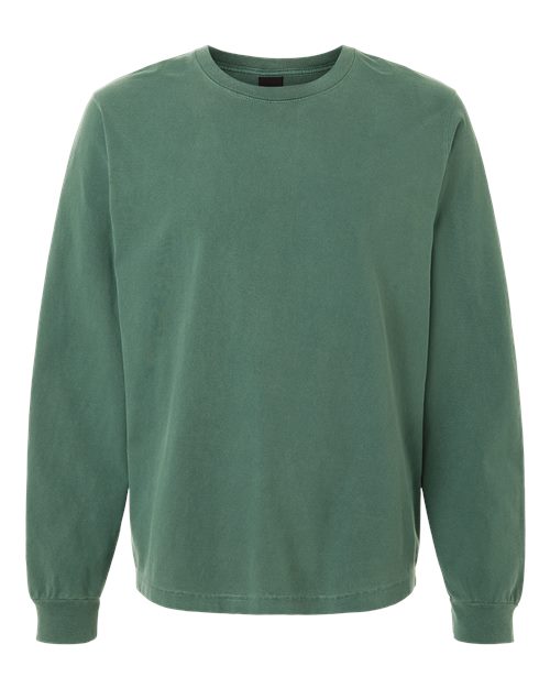 BELLA + CANVAS 4851GD - Unisex Heavyweight Garment-Dyed Long Sleeve Tee - Washed Pine