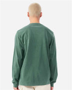 BELLA + CANVAS 4851GD - Unisex Heavyweight Garment-Dyed Long Sleeve Tee - Washed Pine