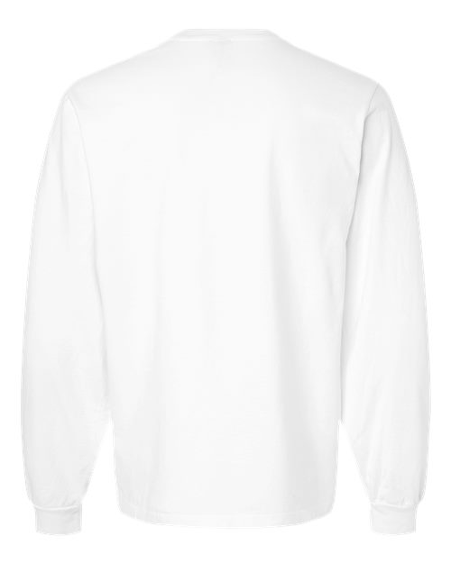 BELLA + CANVAS 4851GD - Unisex Heavyweight Garment-Dyed Long Sleeve Tee - White