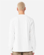 BELLA + CANVAS 4851GD - Unisex Heavyweight Garment-Dyed Long Sleeve Tee - White