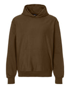 Hanes OG700 - Unisex Beefy® Sweats Premium Heavyweight Hooded Sweatshirt — Army Brown (flat)
