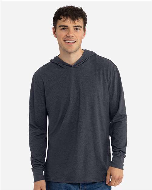 Next Level 6221 - Unisex CVC Hoodie Long Sleeve T-Shirt - Charcoal