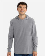 Next Level 6221 - Unisex CVC Hoodie Long Sleeve T-Shirt - Dark Heather Grey
