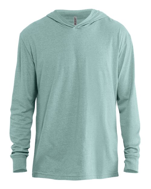 Next Level 6221 - Unisex CVC Hoodie Long Sleeve T-Shirt - Heather Seafoam