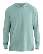 Next Level 6221 - Unisex CVC Hoodie Long Sleeve T-Shirt - Heather Seafoam