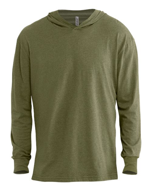 Next Level 6221 - Unisex CVC Hoodie Long Sleeve T-Shirt - Military Green