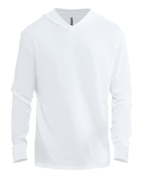 Next Level 6221 - Unisex CVC Hoodie Long Sleeve T-Shirt - White
