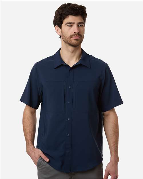 CORE365 CE520 - Men's UltraUVP Shoreline Short Sleeve Staff Shirt - Classic Navy