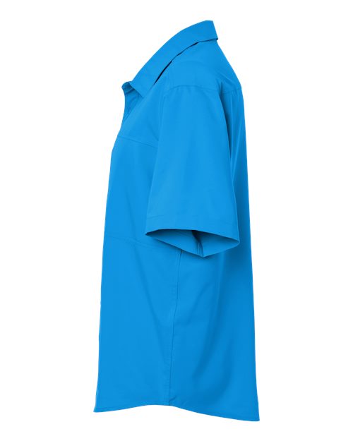 CORE365 CE520 - Men's UltraUVP Shoreline Short Sleeve Staff Shirt - Electric Blue