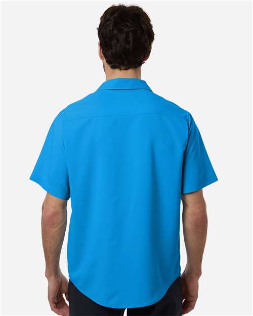 CORE365 CE520 - Men's UltraUVP Shoreline Short Sleeve Staff Shirt - Electric Blue