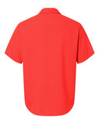 CORE365 CE520 - Men's UltraUVP Shoreline Short Sleeve Staff Shirt - Marina Red