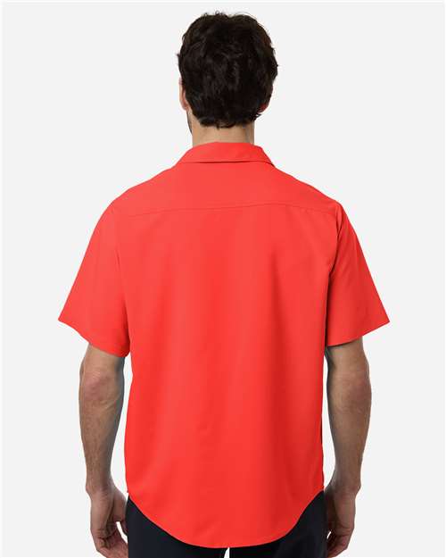 CORE365 CE520 - Men's UltraUVP Shoreline Short Sleeve Staff Shirt - Marina Red