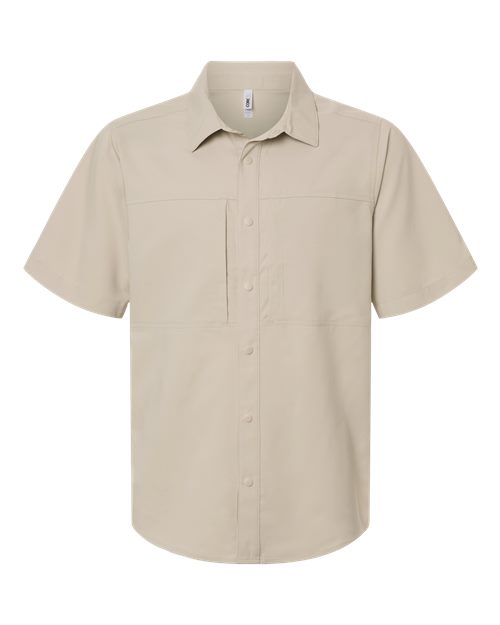 CORE365 CE520 - Men's UltraUVP Shoreline Short Sleeve Staff Shirt - Stone