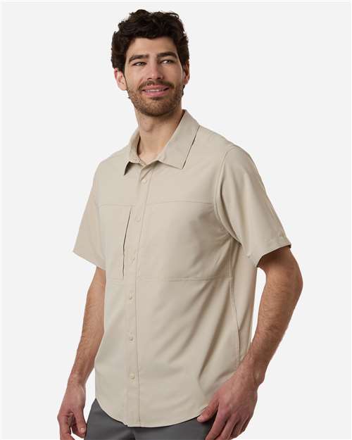 CORE365 CE520 - Men's UltraUVP Shoreline Short Sleeve Staff Shirt - Stone