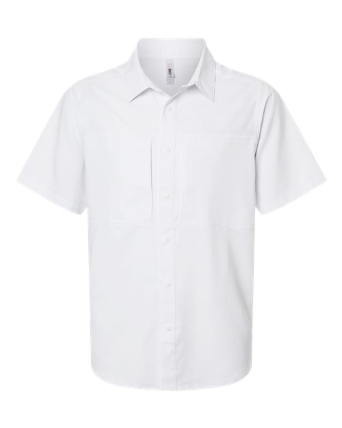 CORE365 CE520 - Men's UltraUVP Shoreline Short Sleeve Staff Shirt - White