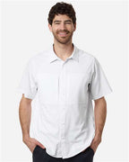 CORE365 CE520 - Men's UltraUVP Shoreline Short Sleeve Staff Shirt - White