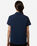 CORE365 CE520W - Women's UltraUVP Shoreline Short Sleeve Staff Shirt - Classic Navy