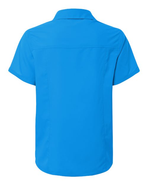 CORE365 CE520W - Women's UltraUVP Shoreline Short Sleeve Staff Shirt - Electric Blue