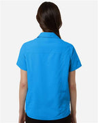 CORE365 CE520W - Women's UltraUVP Shoreline Short Sleeve Staff Shirt - Electric Blue