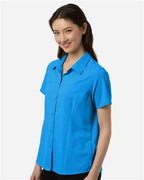 CORE365 CE520W - Women's UltraUVP Shoreline Short Sleeve Staff Shirt - Electric Blue