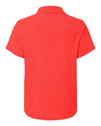 CORE365 CE520W - Women's UltraUVP Shoreline Short Sleeve Staff Shirt - Marina Red
