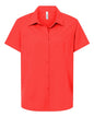 CORE365 CE520W - Women's UltraUVP Shoreline Short Sleeve Staff Shirt - Marina Red