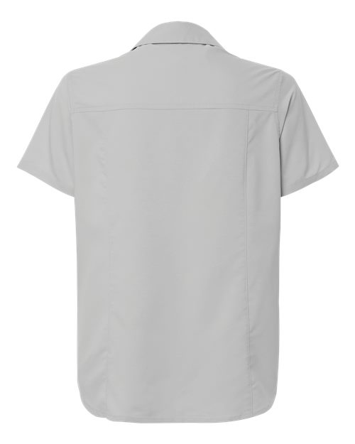 CORE365 CE520W - Women's UltraUVP Shoreline Short Sleeve Staff Shirt - Platinum