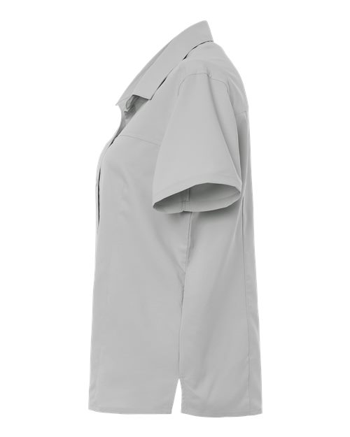CORE365 CE520W - Women's UltraUVP Shoreline Short Sleeve Staff Shirt - Platinum