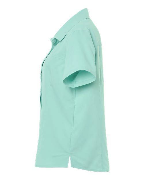 CORE365 CE520W - Women's UltraUVP Shoreline Short Sleeve Staff Shirt - Sea Glass