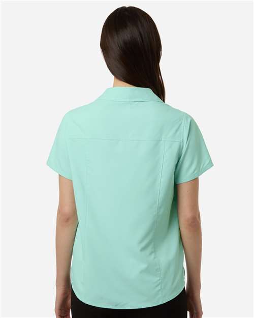 CORE365 CE520W - Women's UltraUVP Shoreline Short Sleeve Staff Shirt - Sea Glass