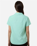 CORE365 CE520W - Women's UltraUVP Shoreline Short Sleeve Staff Shirt - Sea Glass