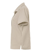 CORE365 CE520W - Women's UltraUVP Shoreline Short Sleeve Staff Shirt - Stone