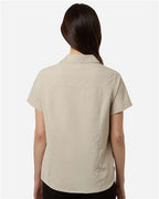 CORE365 CE520W - Women's UltraUVP Shoreline Short Sleeve Staff Shirt - Stone