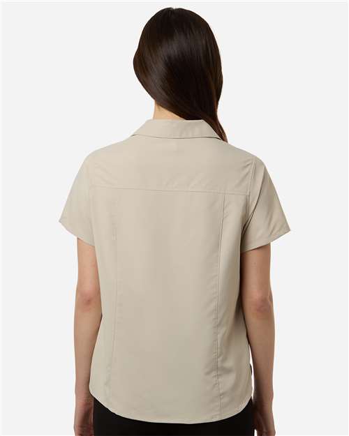 CORE365 CE520W - Women's UltraUVP Shoreline Short Sleeve Staff Shirt - Stone