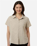 CORE365 CE520W - Women's UltraUVP Shoreline Short Sleeve Staff Shirt - Stone