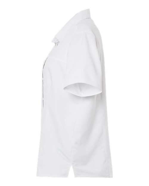 CORE365 CE520W - Women's UltraUVP Shoreline Short Sleeve Staff Shirt - White