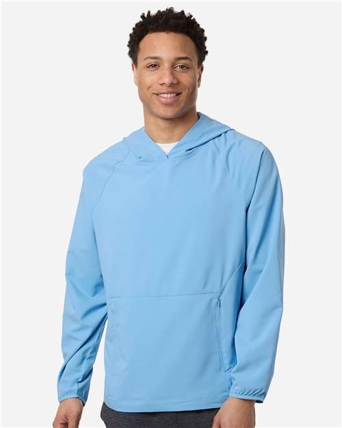 CORE365 CE520L - Men's UltraUVP Shoreline Long Sleeve Hooded Pullover - Columbia Blue