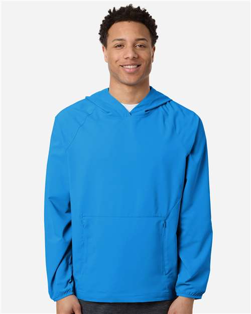 CORE365 CE520L - Men's UltraUVP Shoreline Long Sleeve Hooded Pullover - Electric Blue