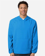 CORE365 CE520L - Men's UltraUVP Shoreline Long Sleeve Hooded Pullover - Electric Blue