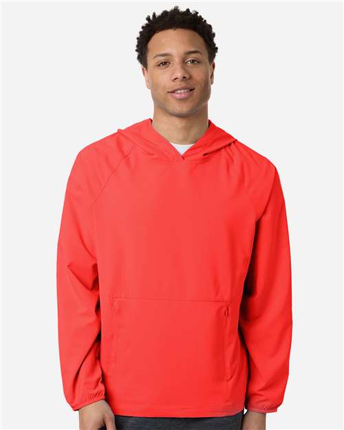 CORE365 CE520L - Men's UltraUVP Shoreline Long Sleeve Hooded Pullover - Marina Red