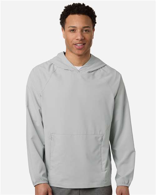 CORE365 CE520L - Men's UltraUVP Shoreline Long Sleeve Hooded Pullover - Platinum