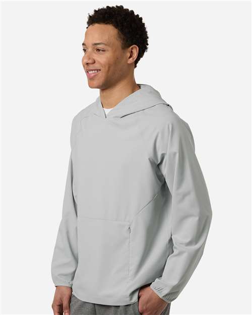 CORE365 CE520L - Men's UltraUVP Shoreline Long Sleeve Hooded Pullover - Platinum