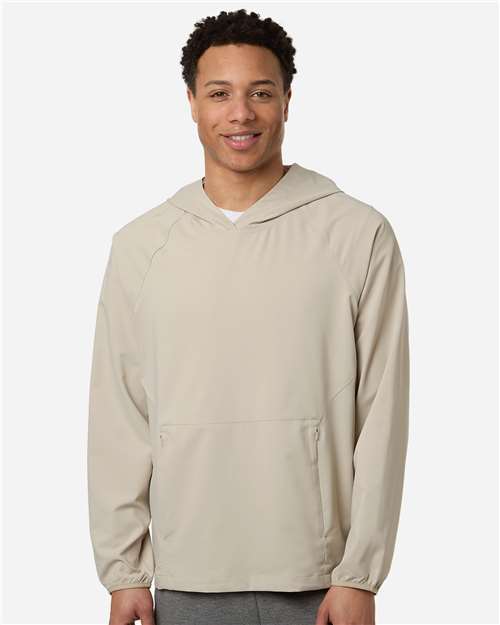 CORE365 CE520L - Men's UltraUVP Shoreline Long Sleeve Hooded Pullover - Stone
