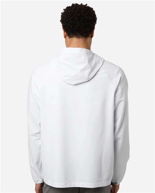CORE365 CE520L - Men's UltraUVP Shoreline Long Sleeve Hooded Pullover - White