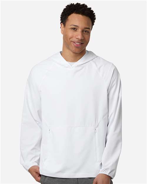 CORE365 CE520L - Men's UltraUVP Shoreline Long Sleeve Hooded Pullover - White