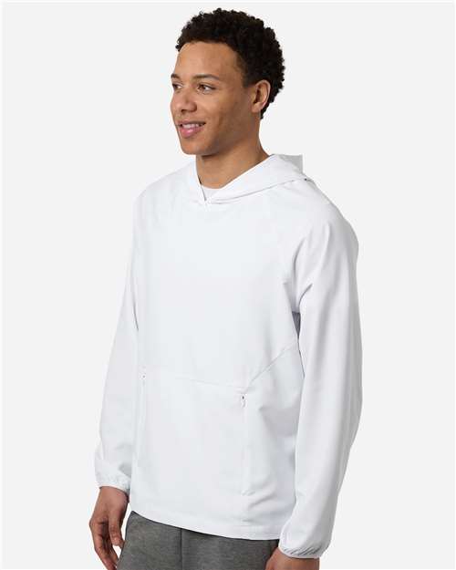 CORE365 CE520L - Men's UltraUVP Shoreline Long Sleeve Hooded Pullover - White