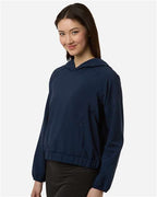 CORE365 CE520LW - Women's UltraUVP Shoreline Long Sleeve Hooded Pullover - Classic Navy